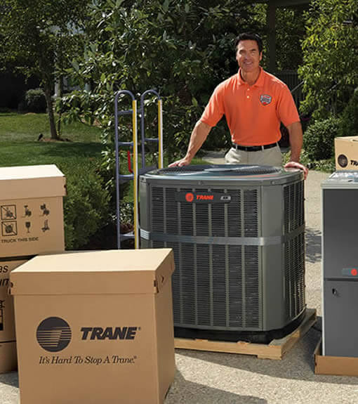 home-services ac repair tech
